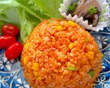 夏休みランチ❤ふわとろオムライス。ஐஃ作り方6写真