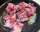 牛肉のガーリック炒飯作り方4写真