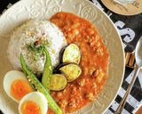 レンジで簡単！トマトの無水キーマカレー。作り方7写真