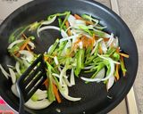 簡単☆ツナ缶で作るそうめんチャンプル作り方3写真