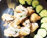 豚バラのチーズと大葉巻き作り方3写真