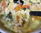 夏野菜　簡単スープ作り方3写真