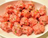 つくね串・卵黄たっぷり絡めて召し上がれ作り方2写真