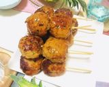 つくね串・卵黄たっぷり絡めて召し上がれ作り方6写真
