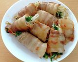 豚バラの野菜巻き焼き作り方5写真