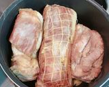 大好評！簡単焼いて煮るだけ！味染み煮豚作り方4写真