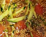 どろどろ美味しい~冷凍トマト～冷スープ作り方5写真