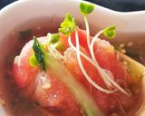 どろどろ美味しい~冷凍トマト～冷スープ作り方6写真