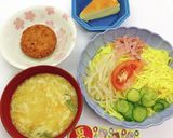 【病院】かきたまコーンスープ【給食】作り方8写真