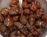 圧力鍋でやわらか！ばい貝の料亭風・煮つけ作り方1写真