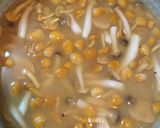 簡単！きのこたっぷり♪豆乳味噌スープ♪作り方3写真