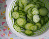 胡瓜と干し椎茸の甘煮の酢の物♪作り方1写真
