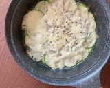 ズッキーニピザ　離乳食OK作り方3写真
