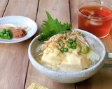 冷やし♪卵豆腐の白だし茶漬け／アレンジ作り方3写真