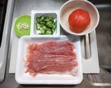 トマトと豚肉の冷しゃぶエスニック仕立て作り方1写真