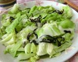 塩昆布チーズごま油で♪　おつまみキャベツ作り方3写真