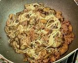 焼肉のタレで茄子と牛肉の素麺チャンプルー作り方6写真