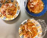 豚キムチ焼うどん味豚平焼き風作り方11写真
