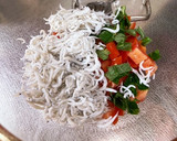 しらすとトマトの冷製パスタ風そうめん作り方1写真