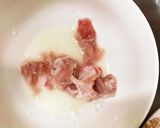 さっぱりポン酢炒め味豚こま大根青椒肉絲風作り方1写真