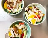 さっぱりポン酢炒め味豚こま大根青椒肉絲風作り方10写真