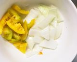 根菜あんかけうどん味温野菜サラダ作り方8写真