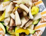 根菜あんかけうどん味温野菜サラダ作り方13写真