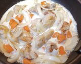 超簡単!鶏もも肉のクリーム煮込み風!!作り方7写真