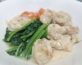 超簡単!鶏もも肉のクリーム煮込み風!!作り方9写真