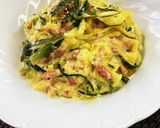 カルボナーラスープ（やよい会）低糖質作り方8写真