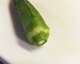 オクラと薄揚げとかつお節の香ばしい和え物作り方1写真