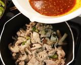 豚こまと椎茸の辛味噌炒め作り方4写真