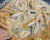 かぼちゃとひき肉の　　　　グラタン作り方7写真