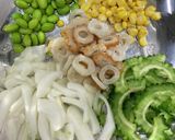 ゴーヤのかき揚げ☆給食メニュー作り方1写真