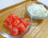 簡単☆美味しいトマト丼作り方1写真