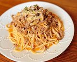 【簡単】ポルチーニ香るミートソースパスタ作り方9写真