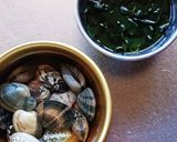 韓国風★アサリとワカメのスープ作り方1写真