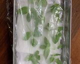 ミントの葉飾り用　2週間　長持ち方法作り方3写真