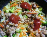 豚肉のケチャップ炒め作り方3写真