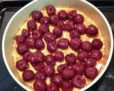 ダークチェリーのチーズケーキ作り方3写真