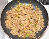 ヒルナンデス☆乾燥舞茸と乾燥枝豆牛肉炒め作り方12写真