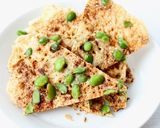 簡単おつまみ【パリパリ焼きチーズ（枝豆）作り方4写真