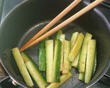 癖になる✩キュウリの焼きチーズカレー風作り方3写真