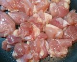 簡単！鶏もも肉の鶏たま大葉オイスター炒め作り方3写真