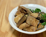 田舎料理◎なすと油揚げの煮物作り方5写真