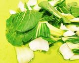 青梗菜と卵の炒め物作り方1写真