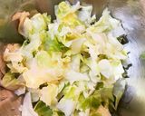 キャベツの梅マヨおかか和え作り方4写真