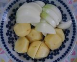 手羽元とじゃが芋の肉じゃが♪食べごたえ◎作り方1写真