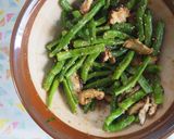 5分副菜！インゲン・椎茸のごま和え♪作り方2写真