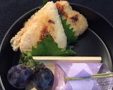 文月16　たらこおにぎり　涼弁当作り方4写真